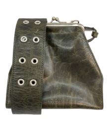 BIGOTRE（ビゴター）の古着「がま口ハンドバッグ」｜グリーン