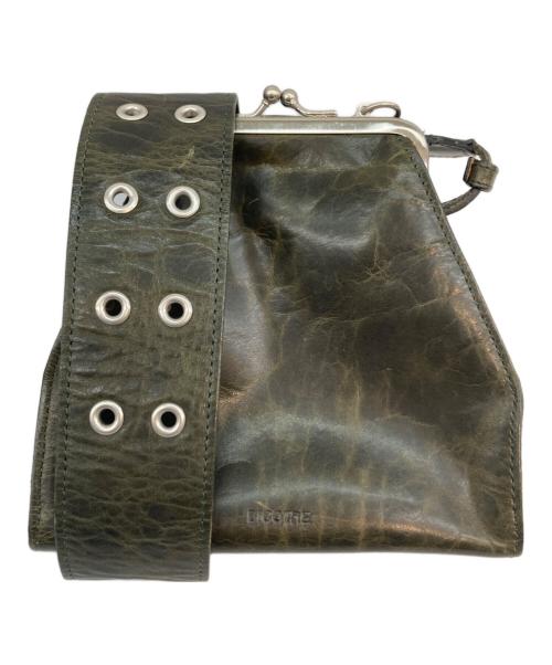 BIGOTRE（ビゴター）BIGOTRE (ビゴター) がま口ハンドバッグ グリーンの古着・服飾アイテム