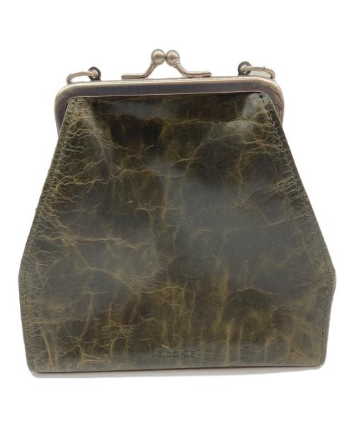 BIGOTRE（ビゴター）BIGOTRE (ビゴター) がま口ハンドバッグ グリーンの古着・服飾アイテム