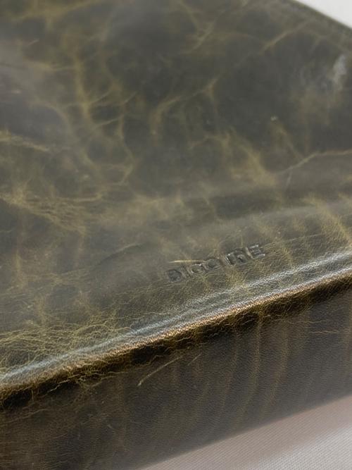 BIGOTRE（ビゴター）BIGOTRE (ビゴター) がま口ハンドバッグ グリーンの古着・服飾アイテム