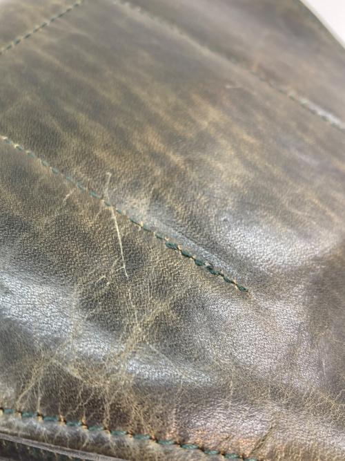 BIGOTRE（ビゴター）BIGOTRE (ビゴター) がま口ハンドバッグ グリーンの古着・服飾アイテム