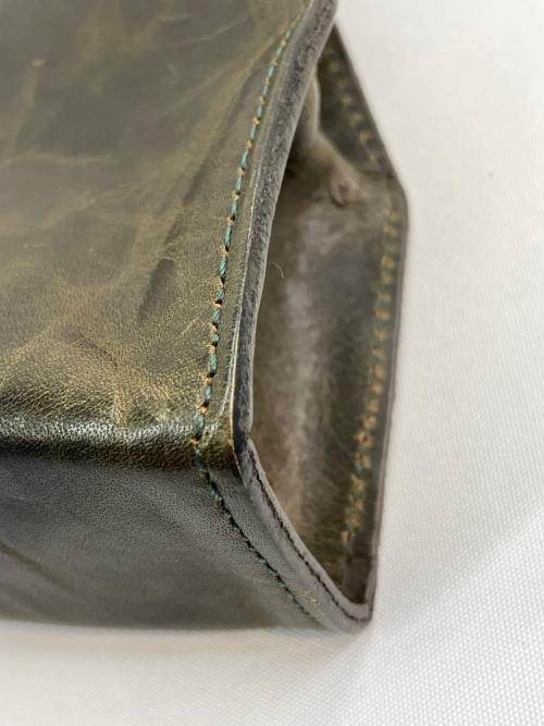 BIGOTRE（ビゴター）BIGOTRE (ビゴター) がま口ハンドバッグ グリーンの古着・服飾アイテム