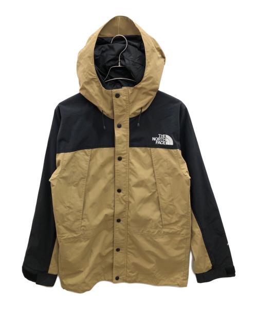 THE NORTH FACE（ザ ノース フェイス）THE NORTH FACE (ザ ノース フェイス) マウンテンライトジャケット ベージュ×ブラック サイズ:Mの古着・服飾アイテム