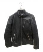RATTLE TRAPラトルトラップ）の古着「レザーライダースジャケット」｜ブラック