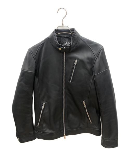 RATTLE TRAP（ラトルトラップ）RATTLE TRAP (ラトルトラップ) レザーライダースジャケット ブラック サイズ:Lの古着・服飾アイテム
