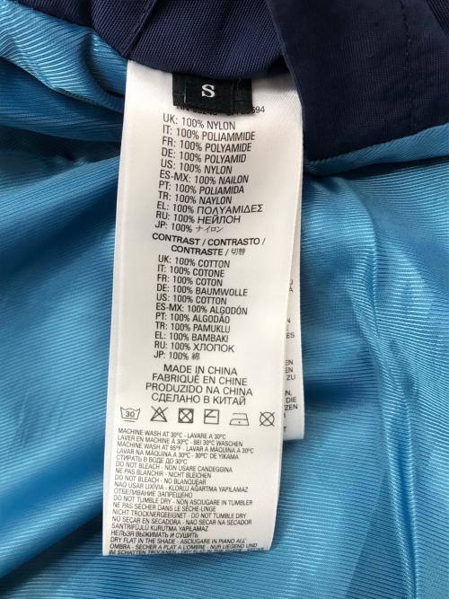 DIESEL（ディーゼル）DIESEL (ディーゼル) デニム切替シングルライダースジャケット ネイビー×インディゴ サイズ:Sの古着・服飾アイテム