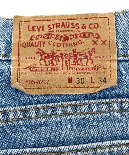 LEVI'S（リーバイス）LEVI'S (リーバイス) 90s 505デニムパンツ 1991年3月製 釦裏525 インディゴ サイズ:W30×L34の古着・服飾アイテム