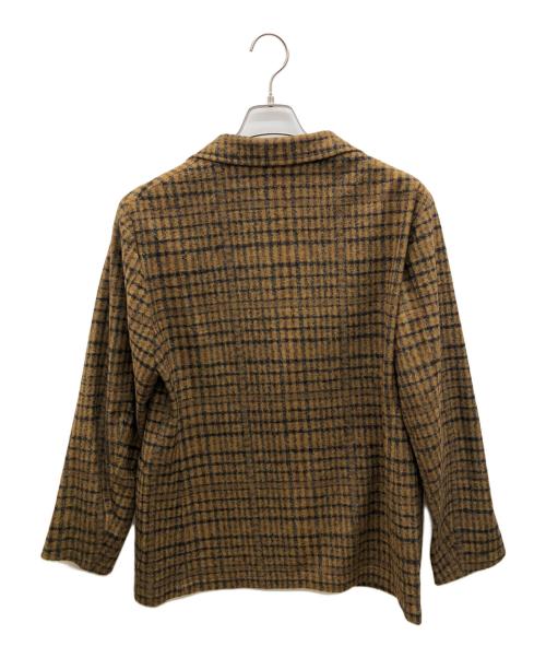 UNITED ARROWS（ユナイテッドアローズ）UNITED ARROWS (ユナイテッドアローズ) テーラードジャケット　2024AWモデル　LANIFICIO ROMA社製ジャージ素材使用 ブラウン サイズ:48の古着・服飾アイテム