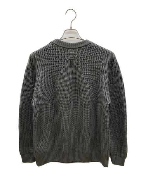 BATONER（バトナ―）BATONER (バトナ―) SIGNATURE クルーネックプルオーバーニット グレー サイズ:1の古着・服飾アイテム