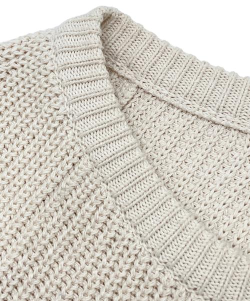 BATONER（バトナ―）BATONER (バトナ―) SIGNATUREクルーネックニット アイボリー サイズ:1の古着・服飾アイテム