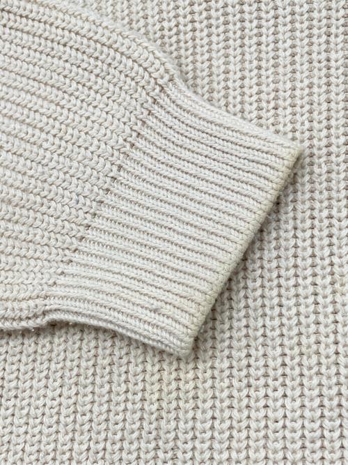 BATONER（バトナ―）BATONER (バトナ―) SIGNATUREクルーネックニット アイボリー サイズ:1の古着・服飾アイテム