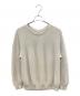 BATONER（バトナ―）の古着「SIGNATUREクルーネックニット」｜アイボリー