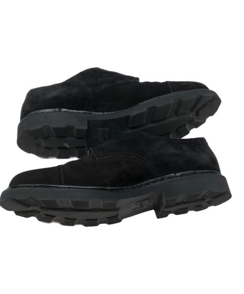 PARABOOT（パラブーツ）PARABOOT (パラブーツ) ダブルモンクストラップシューズ ブラック サイズ:25.5（71/2）の古着・服飾アイテム