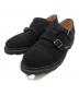 PARABOOT（パラブーツ）の古着「ダブルモンクストラップシューズ」｜ブラック