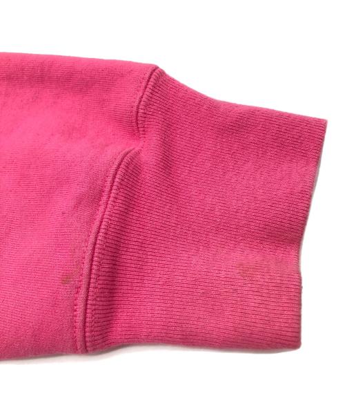 SUPREME（シュプリーム）SUPREME (シュプリーム) 裏起毛スウェット　Zig Zag Stitch Panel Crewneck ピンク×ライトグレー サイズ:Lの古着・服飾アイテム