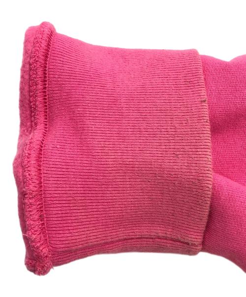 SUPREME（シュプリーム）SUPREME (シュプリーム) 裏起毛スウェット　Zig Zag Stitch Panel Crewneck ピンク×ライトグレー サイズ:Lの古着・服飾アイテム