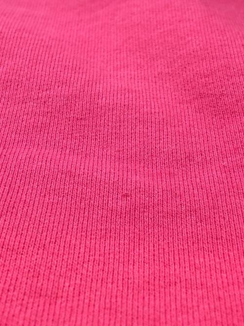 SUPREME（シュプリーム）SUPREME (シュプリーム) 裏起毛スウェット　Zig Zag Stitch Panel Crewneck ピンク×ライトグレー サイズ:Lの古着・服飾アイテム