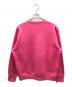 SUPREME (シュプリーム) 裏起毛スウェット　Zig Zag Stitch Panel Crewneck ピンク×ライトグレー サイズ:L：9000円