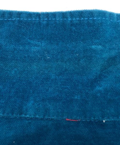 SUPREME（シュプリーム）SUPREME (シュプリーム) VELVET ZIP-UP OVERSHIRT　ベロア ライトブルー サイズ:Mの古着・服飾アイテム