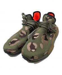 adidas（アディダス）の古着「Pharrell Williams HU NMD OLIVE ORANGE」｜カーキ×グレー