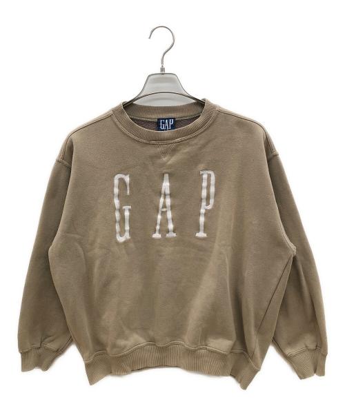 OLD GAP（オールドギャップ）OLD GAP (オールドギャップ) 90s前Vロゴ刺繍スウェット　古着 ベージュ サイズ:Lの古着・服飾アイテム
