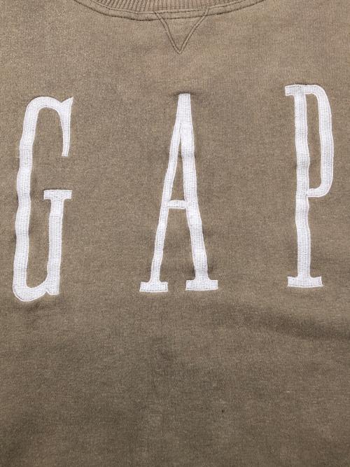 OLD GAP（オールドギャップ）OLD GAP (オールドギャップ) 90s前Vロゴ刺繍スウェット　古着 ベージュ サイズ:Lの古着・服飾アイテム