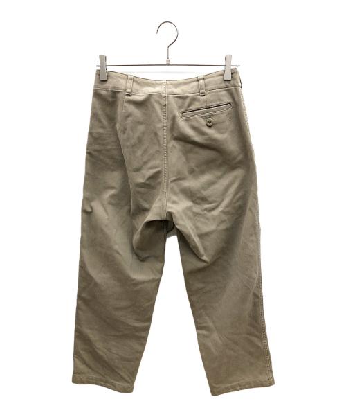 DRAWER（ドゥロワー）DRAWER (ドゥロワー) サスペンダー付パンツ ベージュ サイズ:34の古着・服飾アイテム