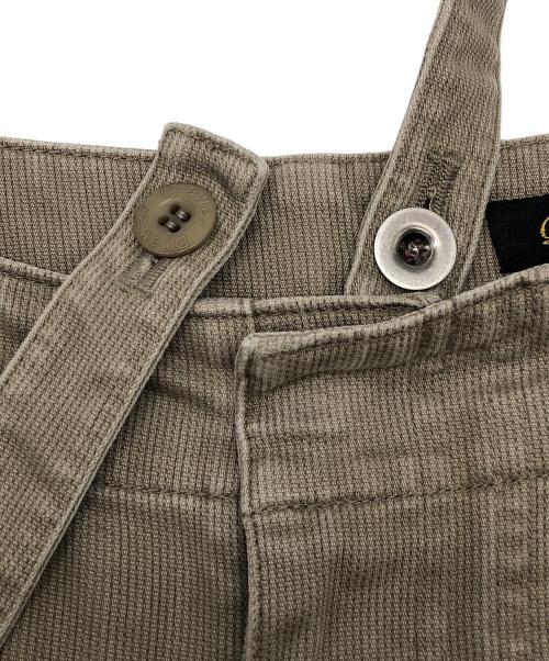 DRAWER（ドゥロワー）DRAWER (ドゥロワー) サスペンダー付パンツ ベージュ サイズ:34の古着・服飾アイテム