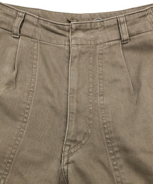 DRAWER（ドゥロワー）DRAWER (ドゥロワー) サスペンダー付パンツ ベージュ サイズ:34の古着・服飾アイテム