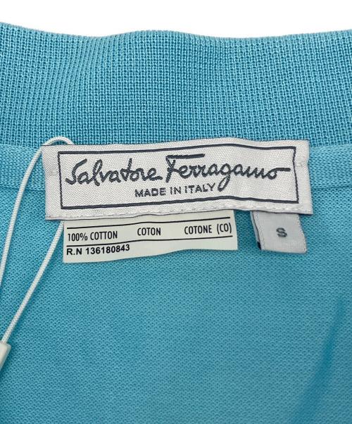Salvatore Ferragamo（サルヴァトーレ フェラガモ）Salvatore Ferragamo (サルヴァトーレ フェラガモ) ポロシャツ スカイブルー サイズ:Ｓの古着・服飾アイテム
