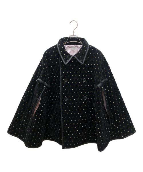 Bibiy.（ビビィ）Bibiy. (ビビィ) ポンチョ ブラック サイズ:Fの古着・服飾アイテム