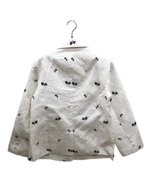 Bibiy.（ビビィ）Bibiy. (ビビィ) テーラードジャケット ホワイト サイズ:Fの古着・服飾アイテム