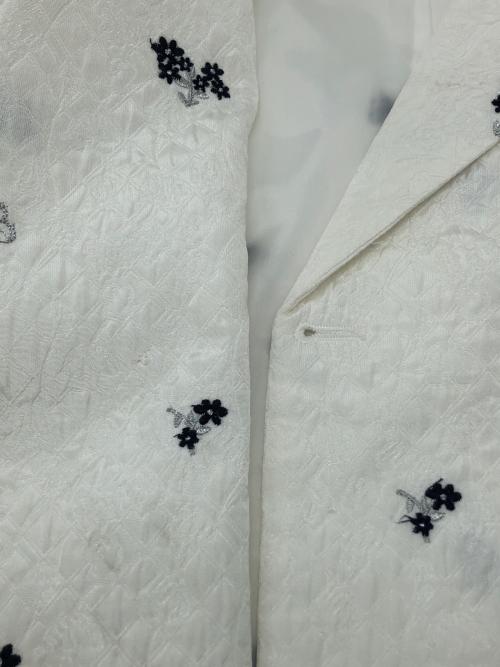 Bibiy.（ビビィ）Bibiy. (ビビィ) テーラードジャケット ホワイト サイズ:Fの古着・服飾アイテム