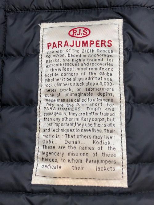 PJS（ピージェーエス）PJS (ピージェーエス) ダウンジャケット ブラック サイズ:Mの古着・服飾アイテム