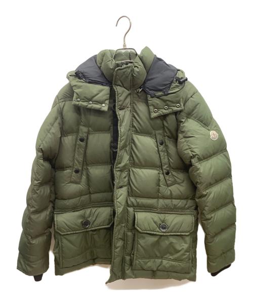 MONCLER（モンクレール）MONCLER (モンクレール) ダウンジャケット カーキ サイズ:１の古着・服飾アイテム