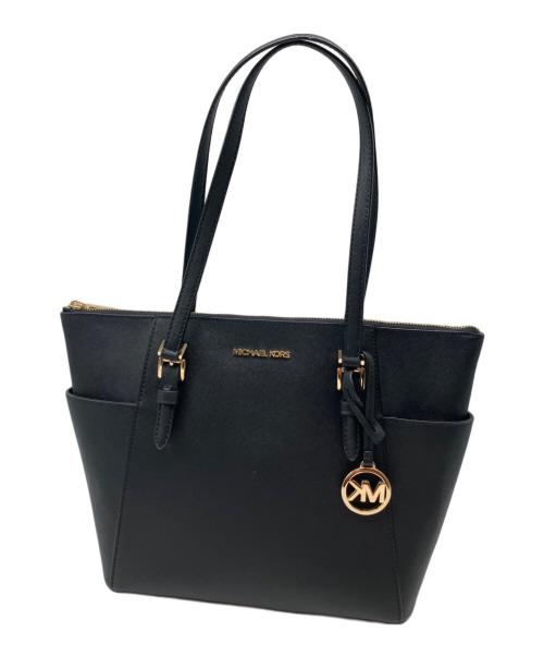 MICHAEL KORS（マイケル・コース）MICHAEL KORS (マイケル・コース) トートバッグ ブラックの古着・服飾アイテム