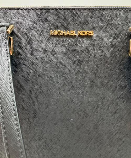 MICHAEL KORS（マイケル・コース）MICHAEL KORS (マイケル・コース) トートバッグ ブラックの古着・服飾アイテム