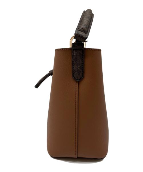 MICHAEL KORS（マイケル・コース）MICHAEL KORS (マイケル・コース) 2WAYショルダーバッグ ブラウンの古着・服飾アイテム