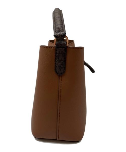 MICHAEL KORS（マイケル・コース）MICHAEL KORS (マイケル・コース) 2WAYショルダーバッグ ブラウンの古着・服飾アイテム