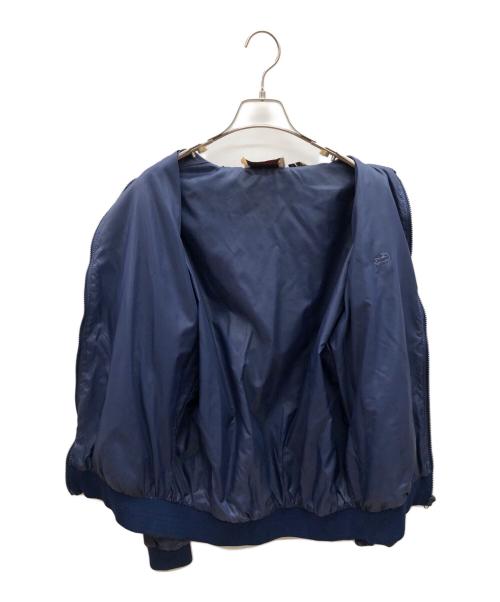 IZOD LACOSTE（アイゾッド ラコステ）IZOD LACOSTE (アイゾッド ラコステ) 70sナイロンジャケット ネイビー サイズ:Ｍの古着・服飾アイテム