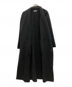 LIDnMリドム）の古着「ショールカラーケープコート」｜ダークグレー