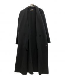 LIDnM（リドム）の古着「ショールカラーケープコート」｜ダークグレー