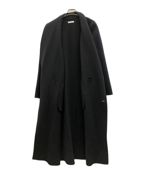 LIDnM（リドム）LIDnM (リドム) ショールカラーケープコート ダークグレー サイズ:Sの古着・服飾アイテム