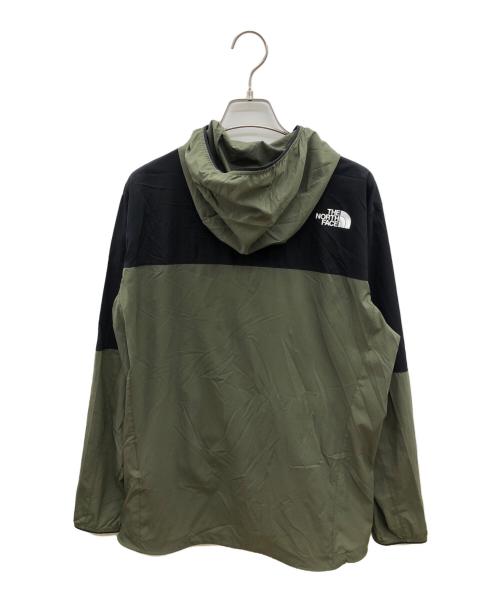 THE NORTH FACE（ザ ノース フェイス）THE NORTH FACE (ザ ノース フェイス) エニータイムウィンドフーディ カーキ×ブラック サイズ:Mの古着・服飾アイテム