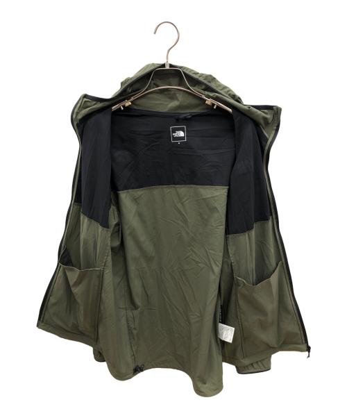 THE NORTH FACE（ザ ノース フェイス）THE NORTH FACE (ザ ノース フェイス) エニータイムウィンドフーディ カーキ×ブラック サイズ:Mの古着・服飾アイテム