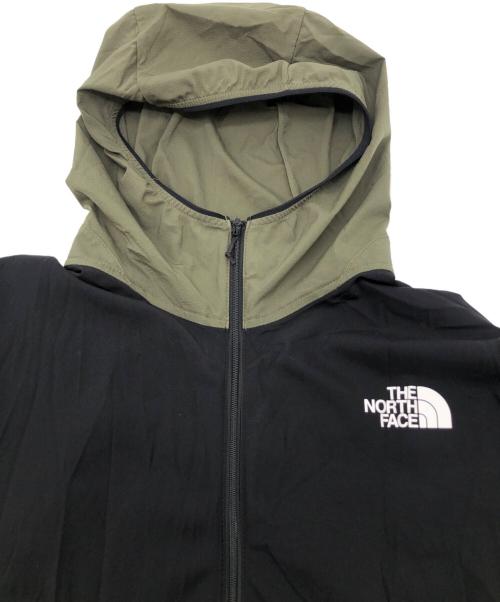THE NORTH FACE（ザ ノース フェイス）THE NORTH FACE (ザ ノース フェイス) エニータイムウィンドフーディ カーキ×ブラック サイズ:Mの古着・服飾アイテム