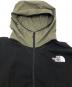 中古・古着 THE NORTH FACE (ザ ノース フェイス) エニータイムウィンドフーディ カーキ×ブラック サイズ:M：7000円