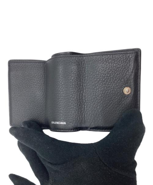 BALENCIAGA（バレンシアガ）BALENCIAGA (バレンシアガ) 3つ折り財布 ブラックの古着・服飾アイテム