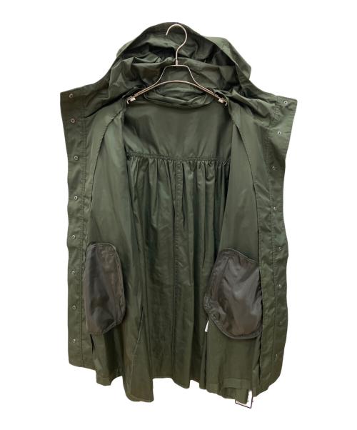 RUIRUE BOUTIQUE（ルイルエブティック）RUIRUE BOUTIQUE (ルイルエブティック) 2in1ライトタフタアウターフード付きコート&パデットキルティングインナーコート　インナー欠品 カーキ サイズ:Ｍ 未使用品の古着・服飾アイテム