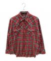 ）の古着「長袖シャツ」｜レッド